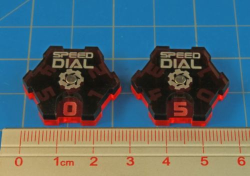 LITKO Fluorescent Pink Speed Dials (0-5) Compatible with Star Wars Armada (2)